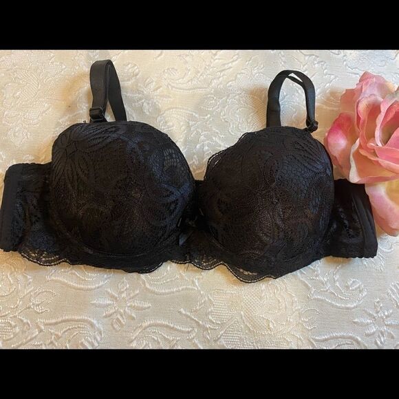 💥Hecho lace Embroidery Floral sexy Bras 34:A - Picture 2 of 12